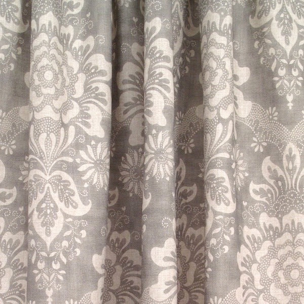 ADELE GREY English Curtain & Upholstery Fabric