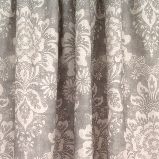ADELE GREY English Curtain & Upholstery Fabric
