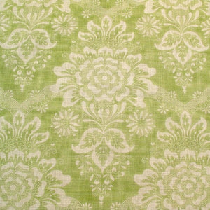 ADELE LIME GREEN Englischer Vorhangstoff & Polsterstoff