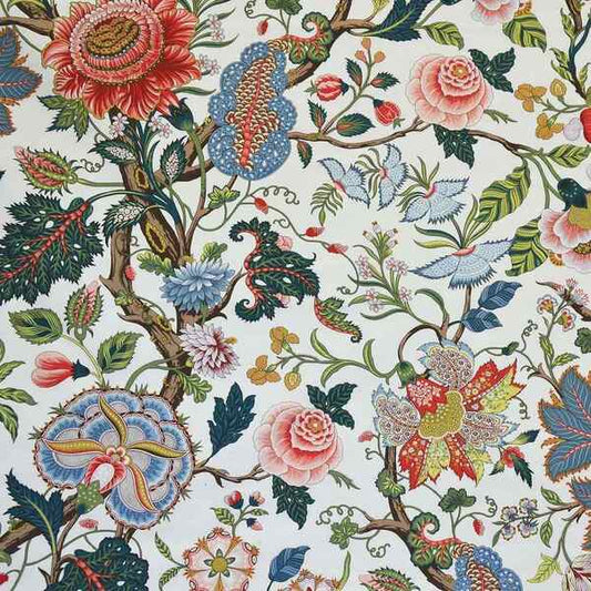 ADRIENNE MULTI French curtain and upholstery fabric