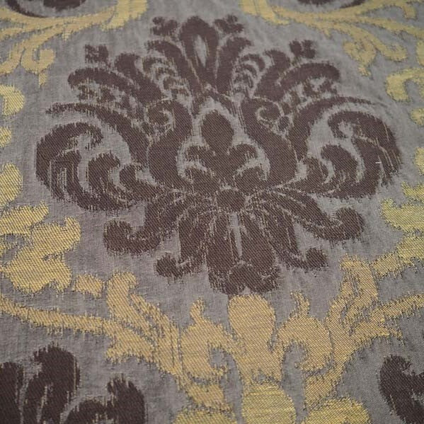 ALEXANDRA MOCHA English Woven Curtain & Upholstery Fabric