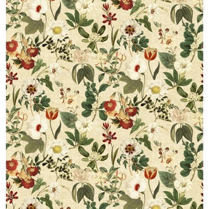 BOTANIQUE PARCHMENT Botanischer Vorhang- und Möbelstoff