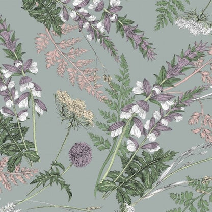 CHARDON FOND MENTHE French Curtain & Upholstery Fabric