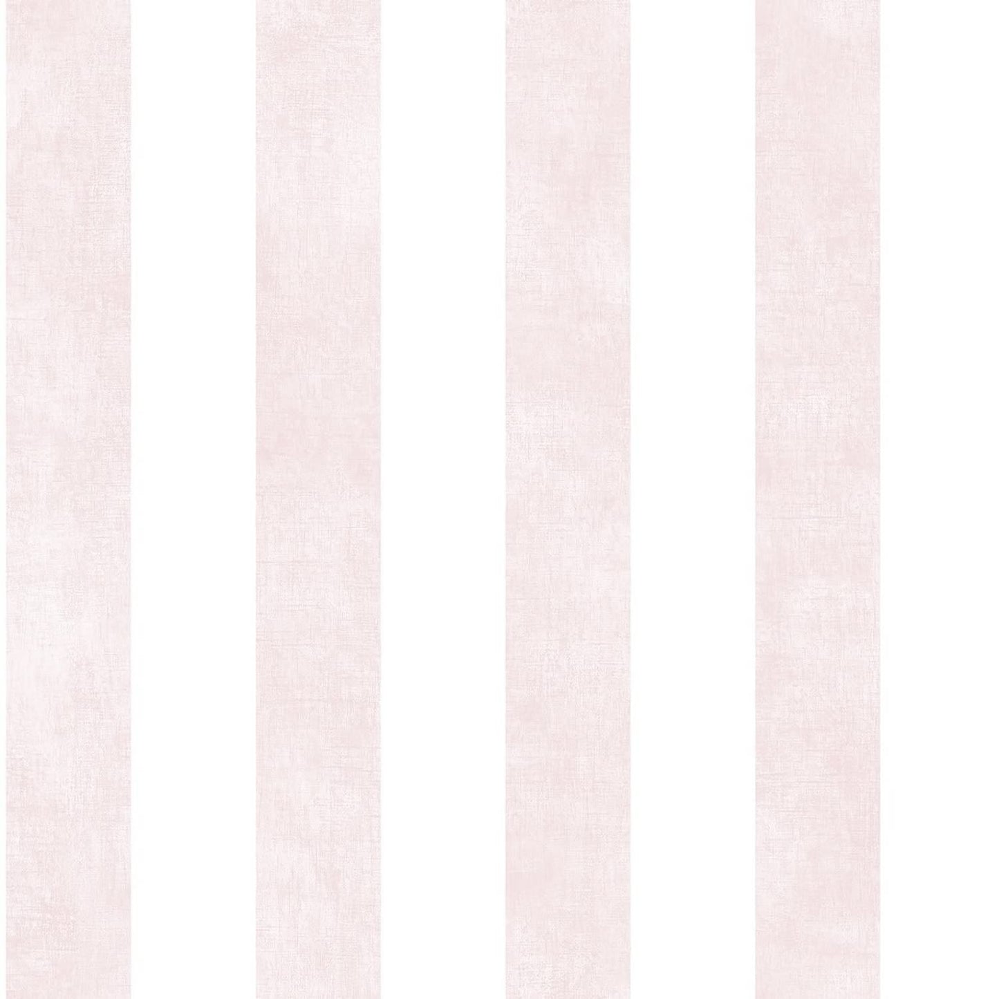 Close-up of COLOUR WASH STRIPE ROSE wallpaper from Arte Fresca Outlet, revealing its elegant vertical stripe pattern. The soft rosé stripes have a distinct, slightly grainy texture, contrasting with the smooth off-white stripes, creating a subtle visual depth and a delicate, watercolor-like effect.