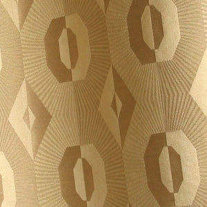 VOISIN Gold Art-déco-inspirierter Webstoff für Vorhänge und Polstermöbel | Limitierte Edition